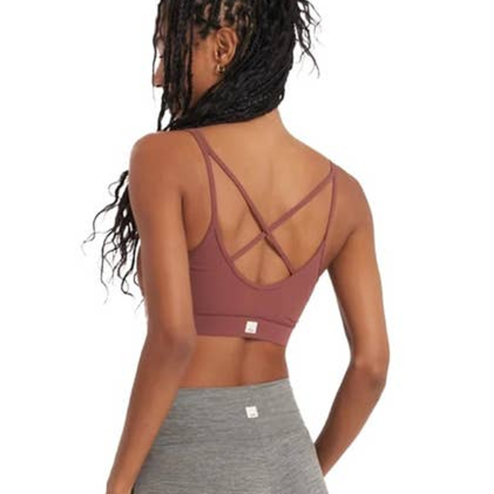 Vuori Mindset Bra in Cedar EUC No Pads See Measurements